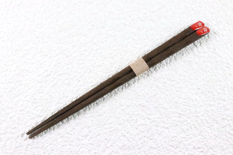 箸 天削げ 桜 朱